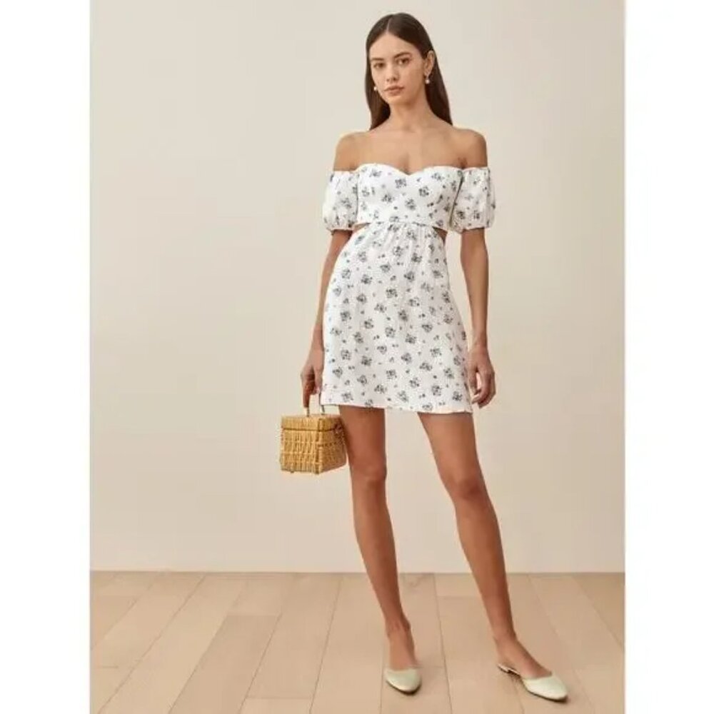 Reformation Emilia Linen Dress